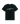 CURSIVE SCRIPT BLACK T-SHIRT