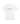 CURSIVE SCRIPT WHITE T-SHIRT